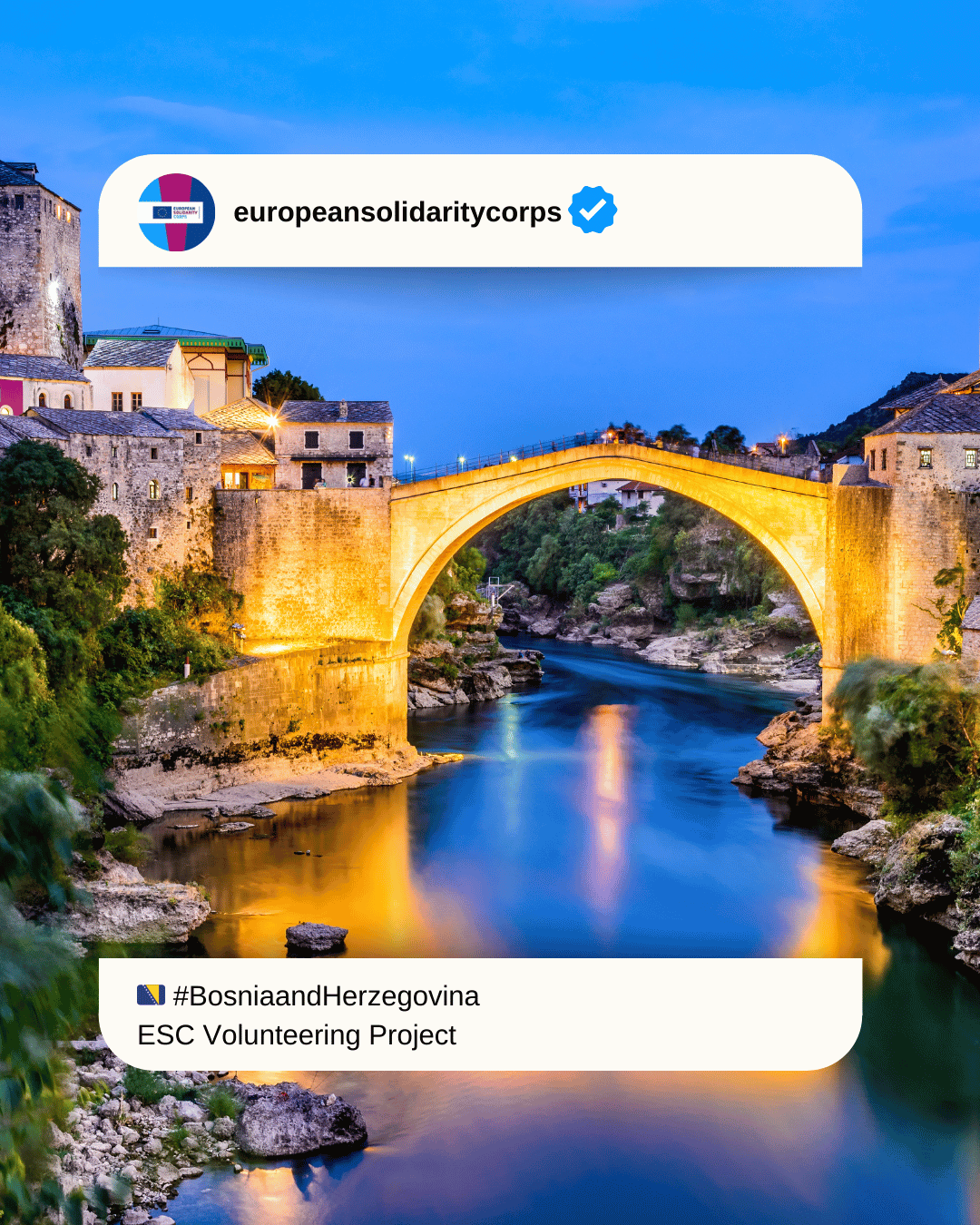 🇧🇦 ESC VOLUNTEERING IN BOSNIA AND HERZEGOVINA 2025-1 – VISOKO