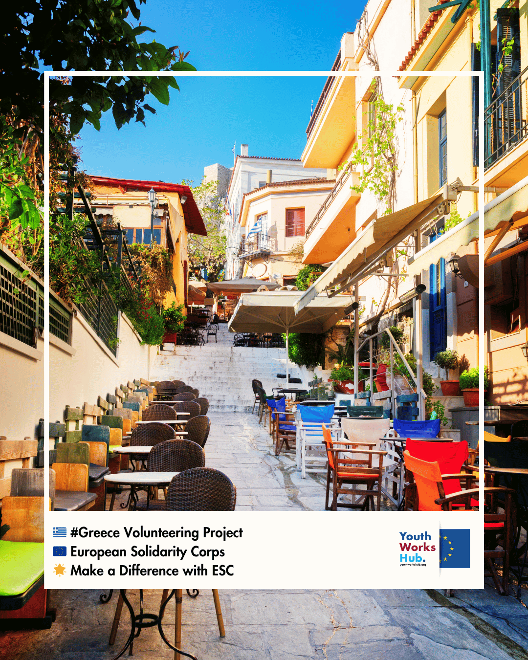💙 Volunteer in Greece and Support Social, Environmental & Cultural Projects – ESC Volunteering Opportunity in Thessaloniki! 🇬🇷