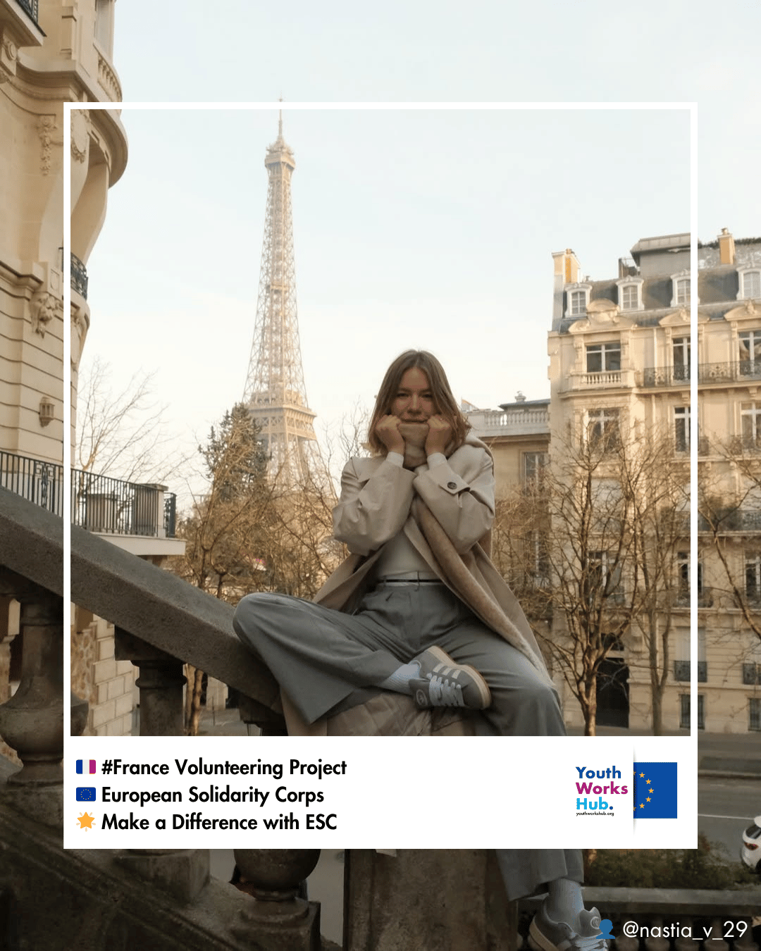 🇫🇷 ESC Volunteering in France – Informing Local Citizens About the European Union 🇪🇺💬✨