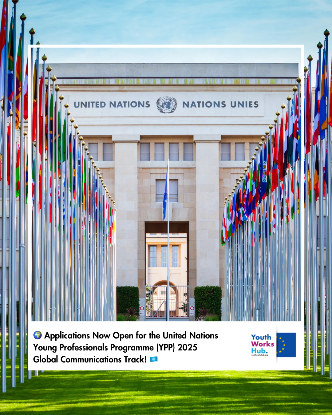 🌍 Applications Now Open for the United Nations Young Professionals Programme (YPP) 2025 – Global Communications Track! 🇺🇳
