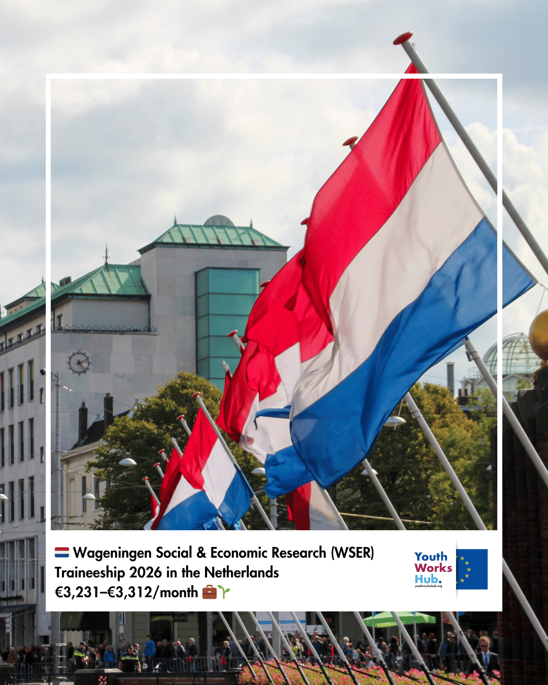 🇳🇱 Wageningen Social & Economic Research (WSER) Traineeship 2026 in the Netherlands – €3,231–€3,312/month 💼🌱