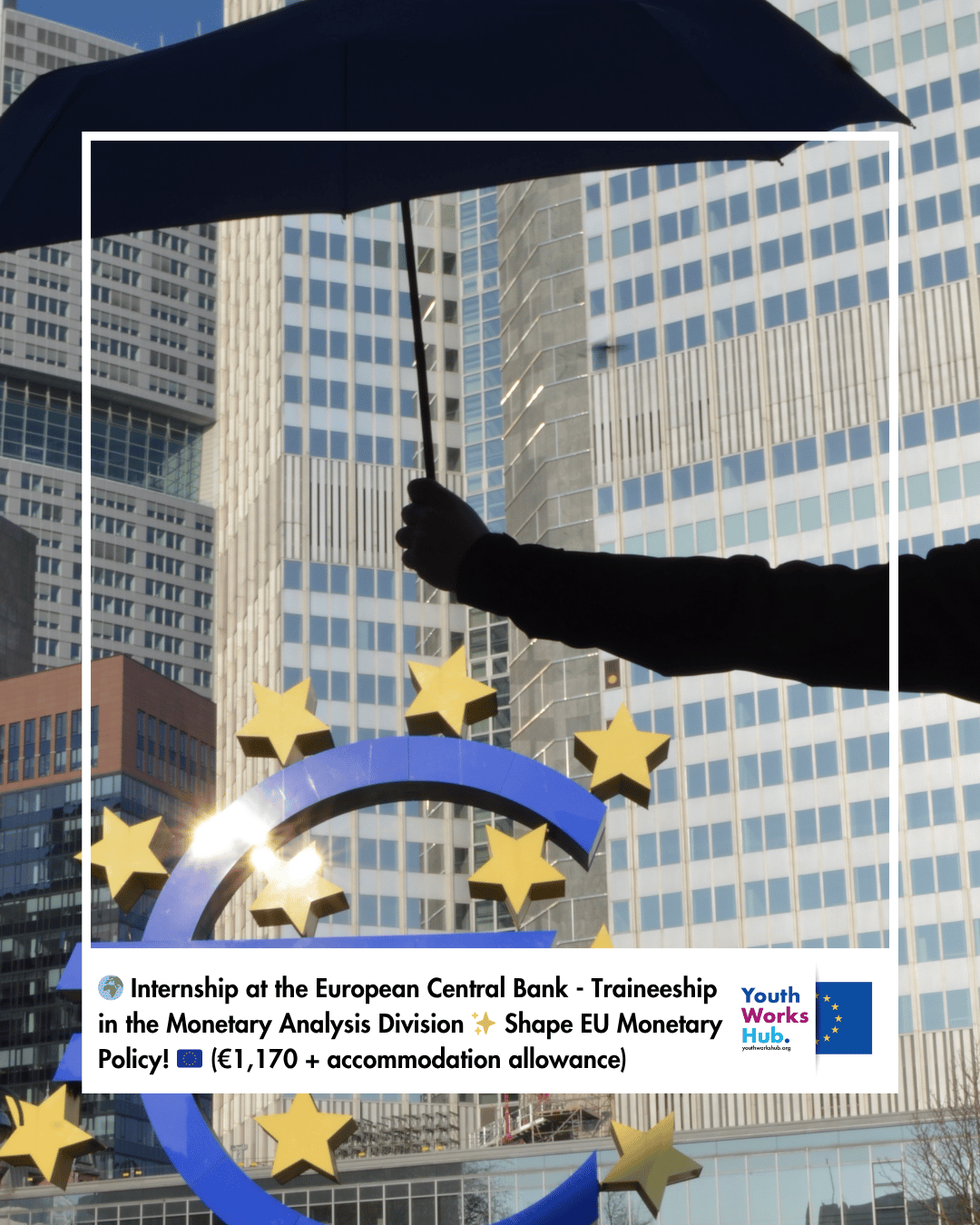 🌍 Internship at the European Central Bank – Traineeship in the Monetary Analysis Division ✨ Work with Leading Economists &amp; Shape EU Monetary Policy! 🇪🇺 (€1,170 + accommodation allowance)