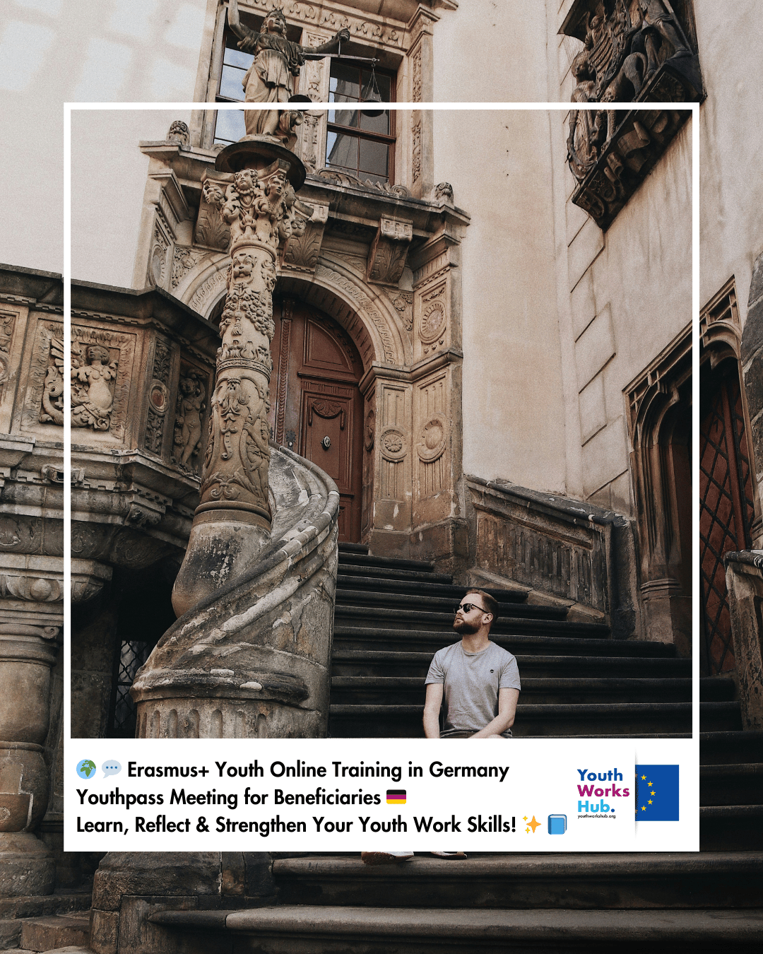 🌍 💬 Erasmus+ Youth Online Training in Germany – Youthpass Meeting for Beneficiaries 🇩🇪 | Learn, Reflect &amp; Strengthen Your Youth Work Skills! ✨ 📘