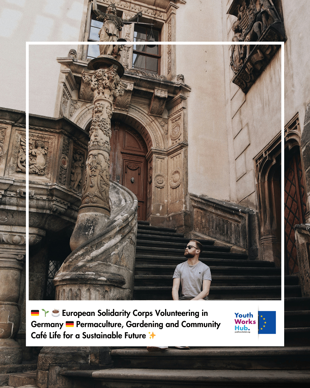 🇩🇪🌱☕ European Solidarity Corps Volunteering in Germany – Permaculture, Gardening and Community Café Life for a Sustainable Future 🇩🇪✨