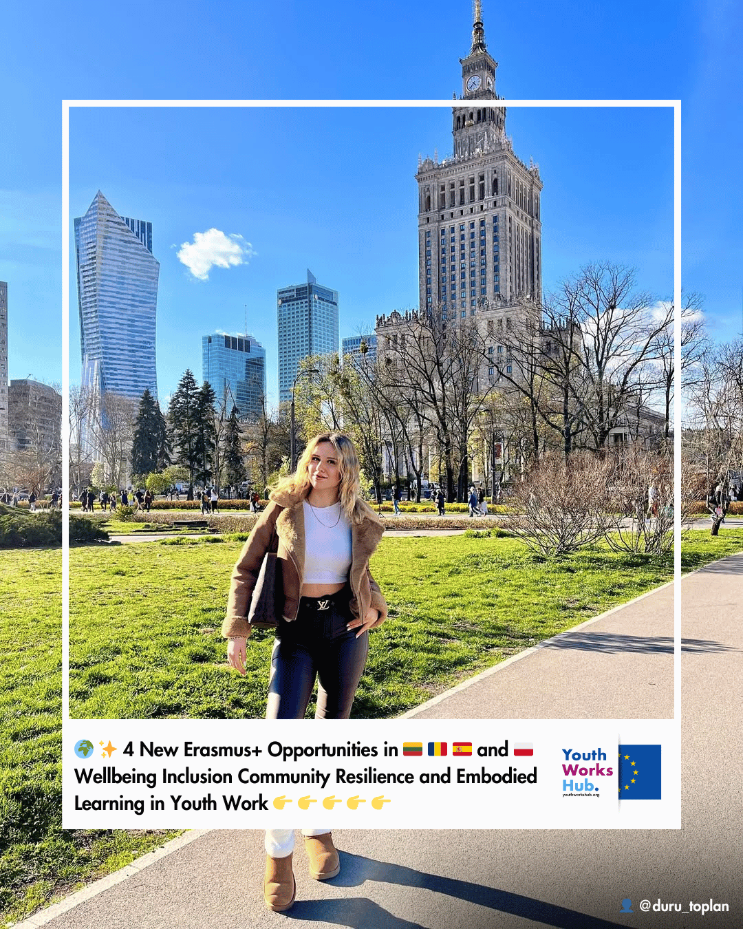 🌍✨ 4 New Erasmus+ Opportunities in Lithuania 🇱🇹 Romania 🇷🇴 Spain 🇪🇸 and Poland 🇵🇱 Wellbeing Inclusion Community Resilience and Embodied Learning in Youth Work
