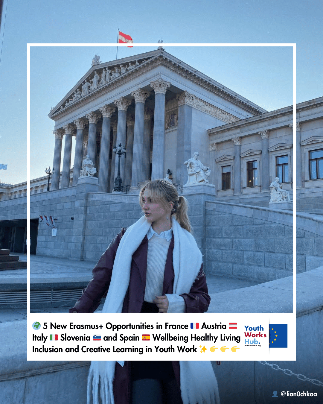 🌍✨ 5 New Erasmus+ Opportunities in France 🇫🇷 Austria 🇦🇹 Italy 🇮🇹 Slovenia 🇸🇮 and Spain 🇪🇸 Wellbeing Healthy Living Inclusion and Creative Learning in Youth Work