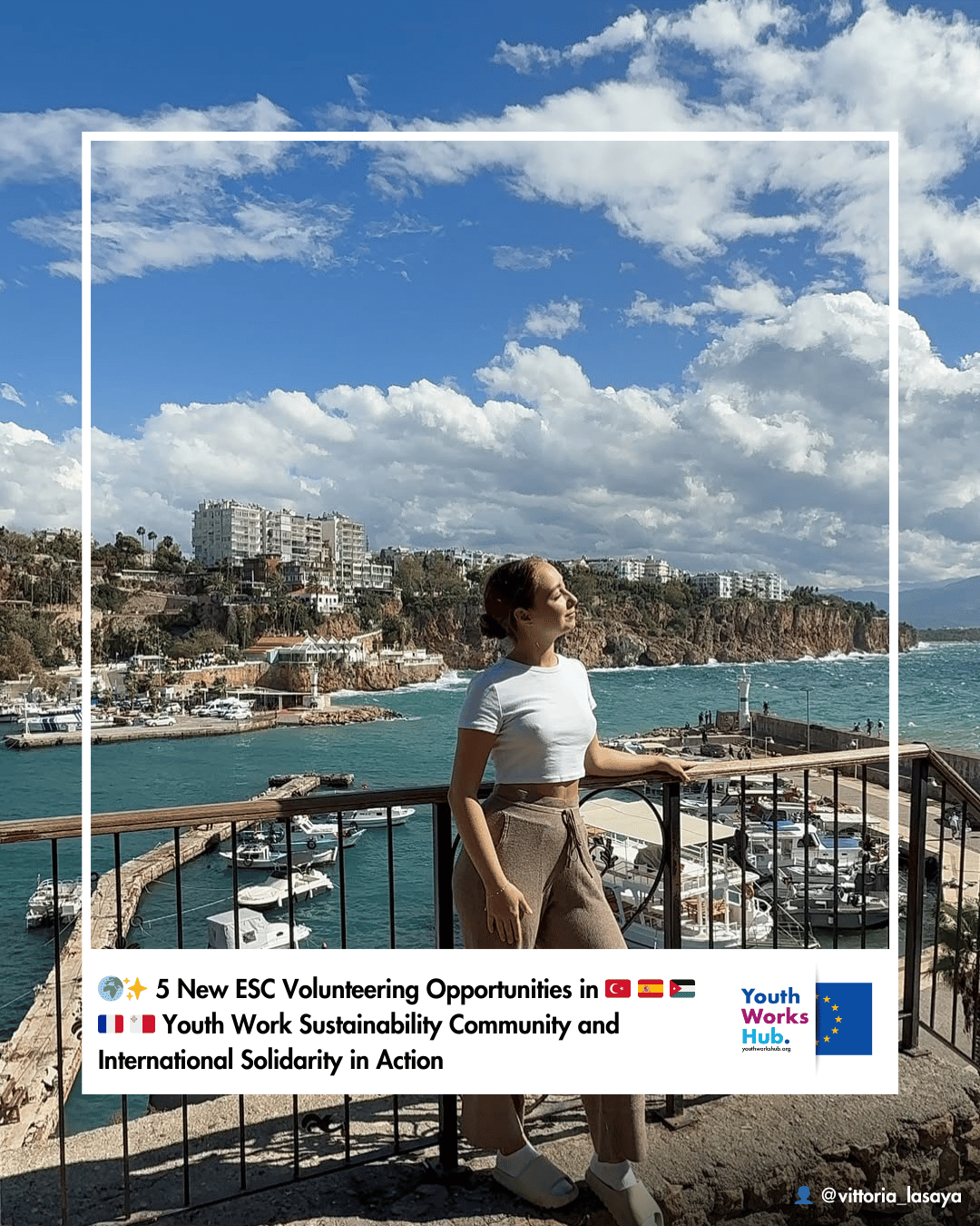 🌍✨ 5 New ESC Volunteering Opportunities in Türkiye 🇹🇷 Spain 🇪🇸 Jordan 🇯🇴 France 🇫🇷 and Malta 🇲🇹 Youth Work Sustainability Community and International Solidarity in Action