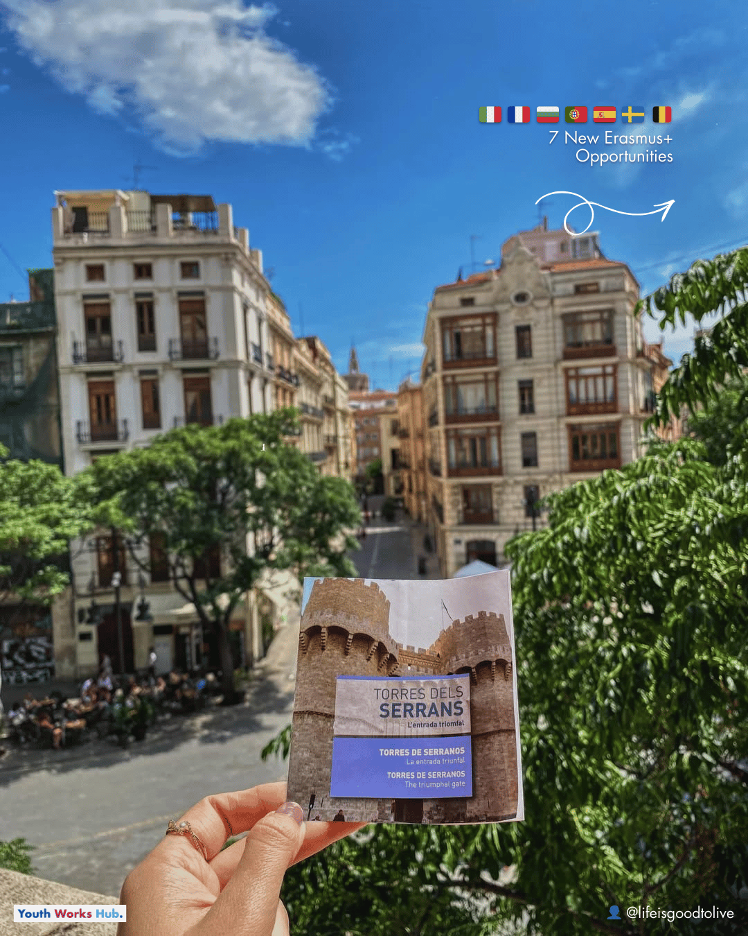 🌍🇮🇹🇫🇷🇧🇬🇵🇹🇪🇸🇸🇪🇧🇪 7 New Erasmus+ Opportunities in Italy, France, Bulgaria, Portugal, Spain, Sweden and Belgium 🇪🇺✨