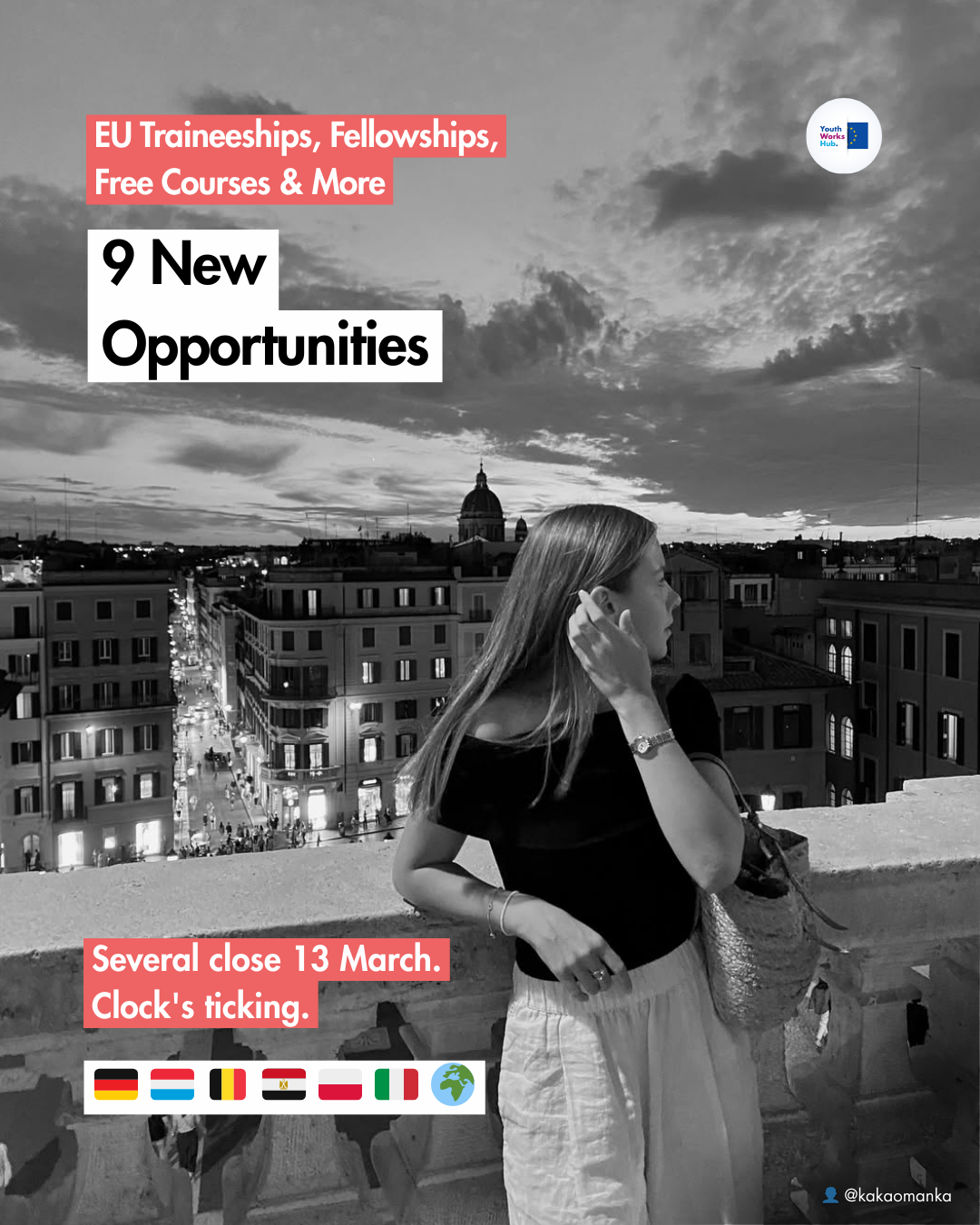 🇪🇺 💫 9 New Opportunities: EU Traineeships, Fellowships, Free Courses &amp; More