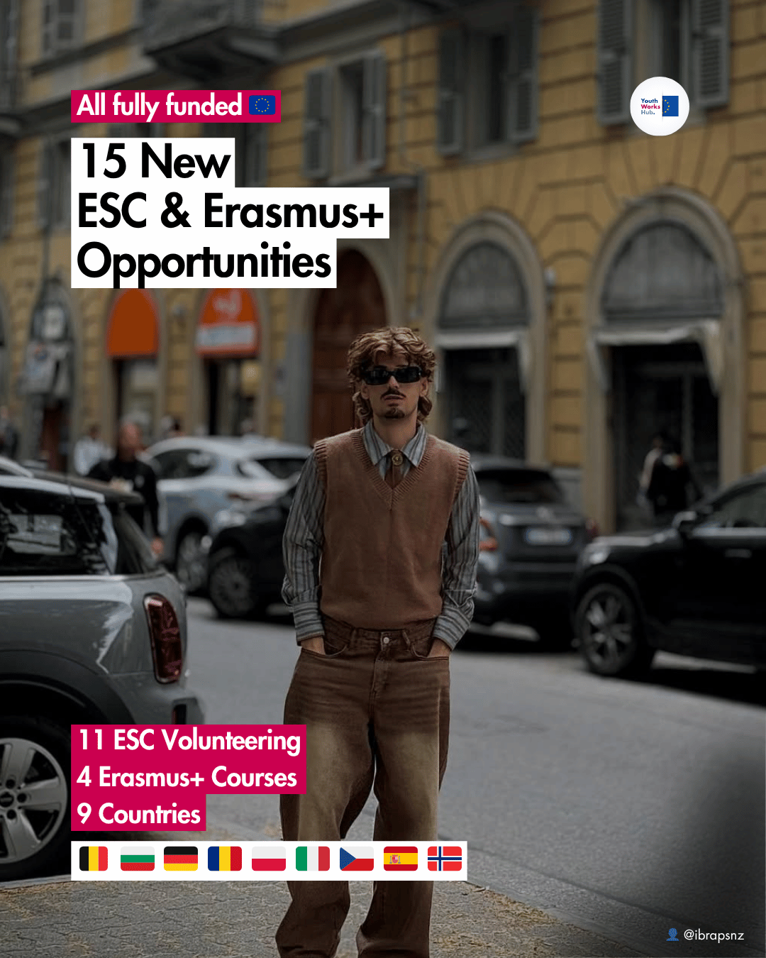 🌍 15 New ESC &amp; Erasmus+ Opportunities 🌟 Italy, Norway, Bulgaria &amp; More