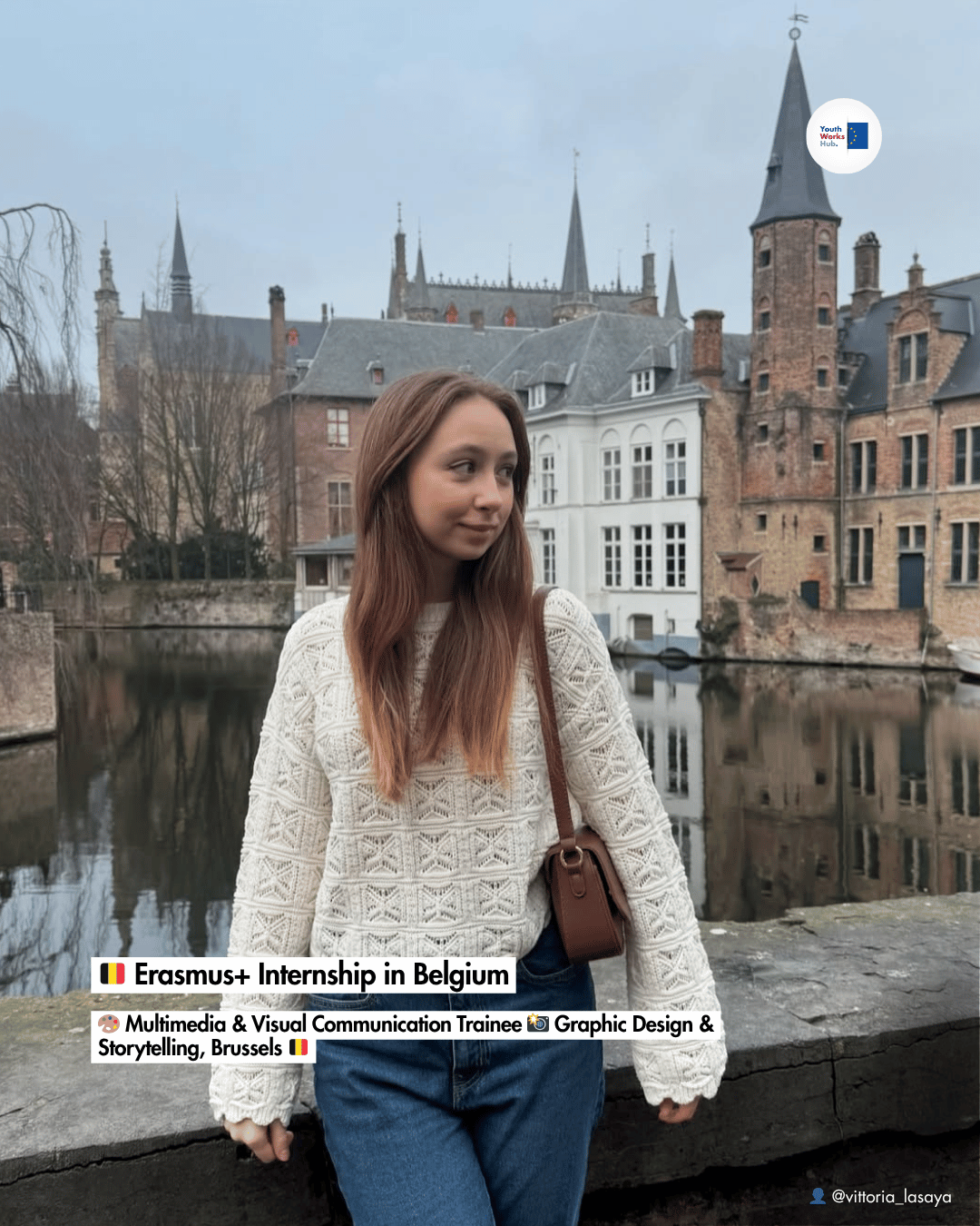 🇧🇪 Erasmus+ Internship in Belgium 🎨 Multimedia &amp; Visual Communication Trainee 📸 Graphic Design &amp; Storytelling, Brussels 🇧🇪