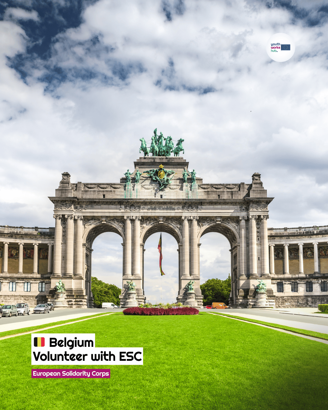 🇧🇪 ESC Volunteering in Belgium 🎯 Work with Young People Aged 12–26 at a Youth House & Co-Create Community Projects in Ciney 🌟