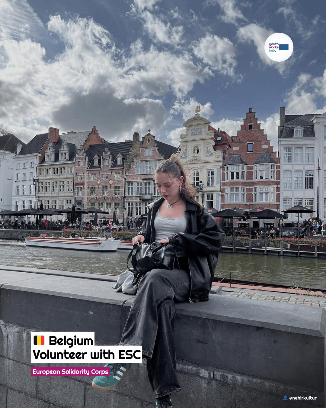 🇧🇪 ESC Volunteering in Belgium ☕ Join a Social Economy Cooperative Café & Work on Communication, Events & Community Life 🌱