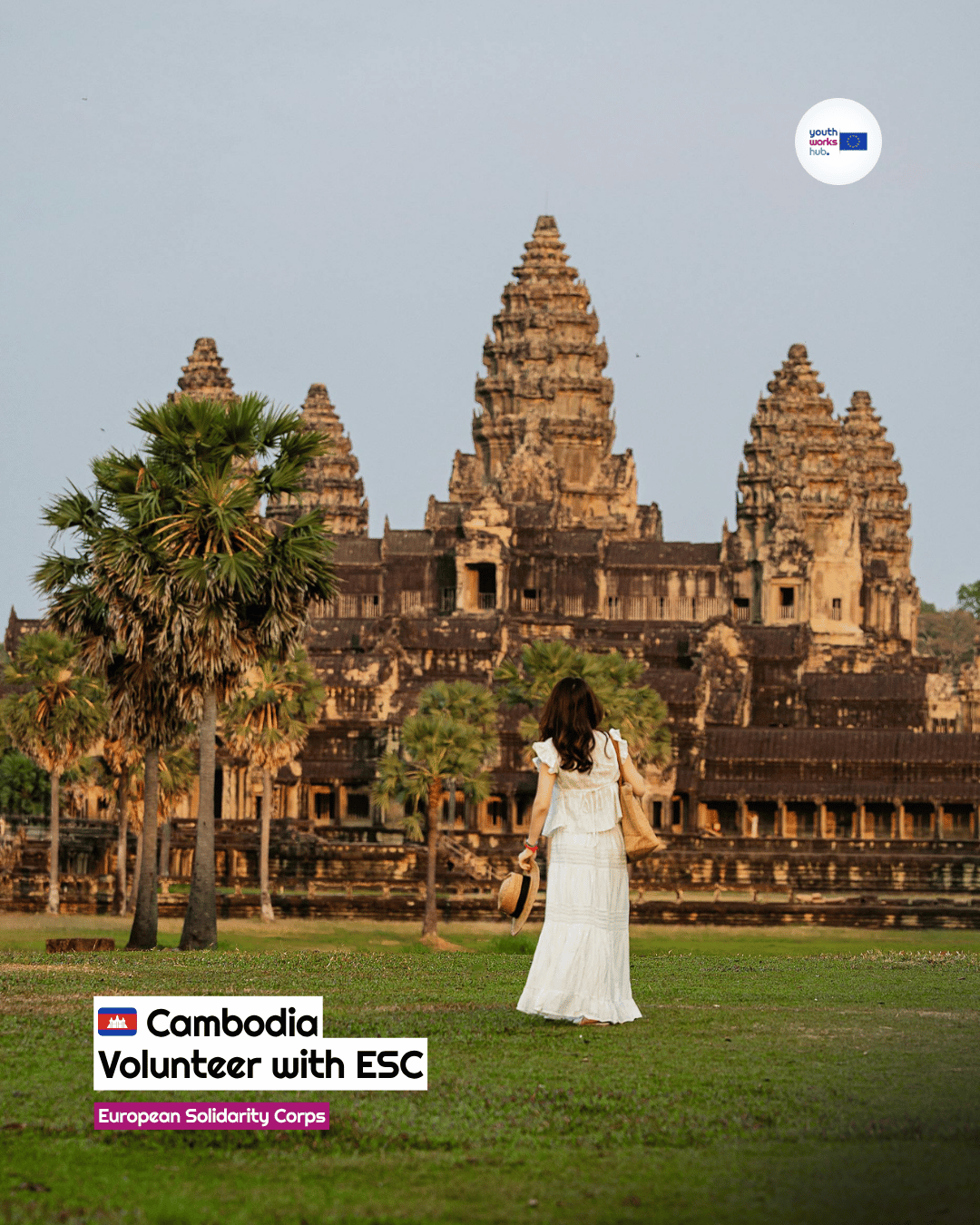 🇰🇭 ESC Volunteering in Cambodia 🌏 Support Child Protection & Inclusive Education with WeWorld in Phnom Penh 📚
