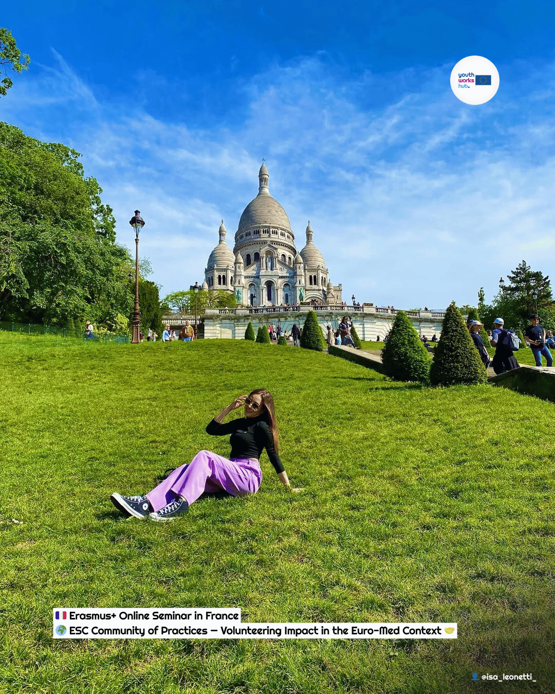 🇫🇷 Erasmus+ Online Seminar in France 🌍 ESC Community of Practices — Volunteering Impact in the Euro-Med Context 🤝