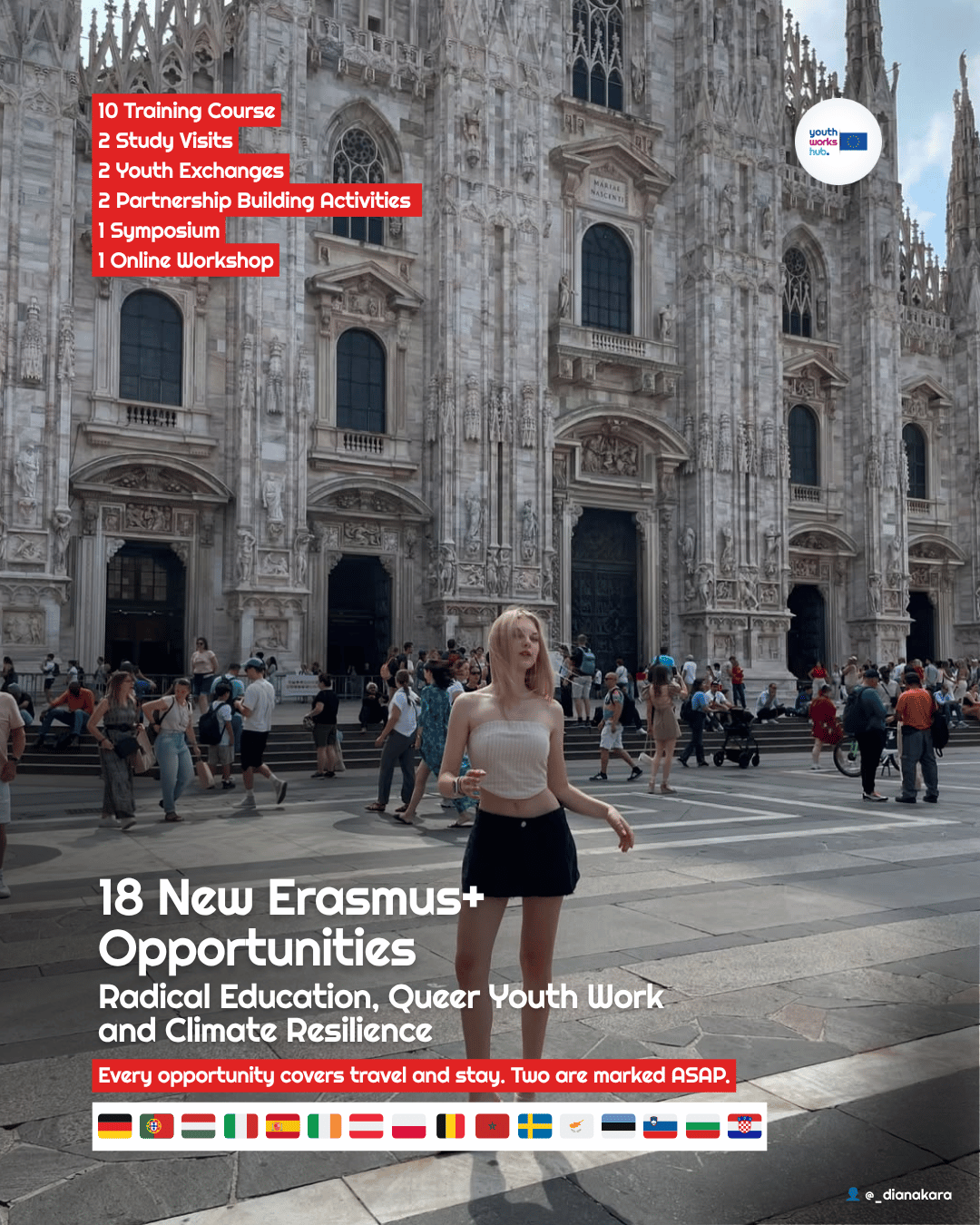 🎓 18 New Erasmus+ Opportunities — Radical Education, Queer Youth Work & Climate Resilience