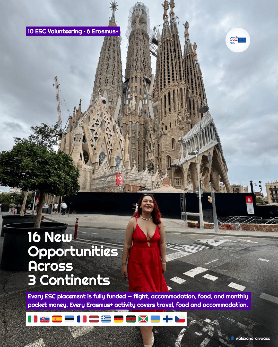 🌍 16 New Opportunities — ESC Volunteering, Erasmus+ Training Courses & ESC Community Building Across 3 Continents