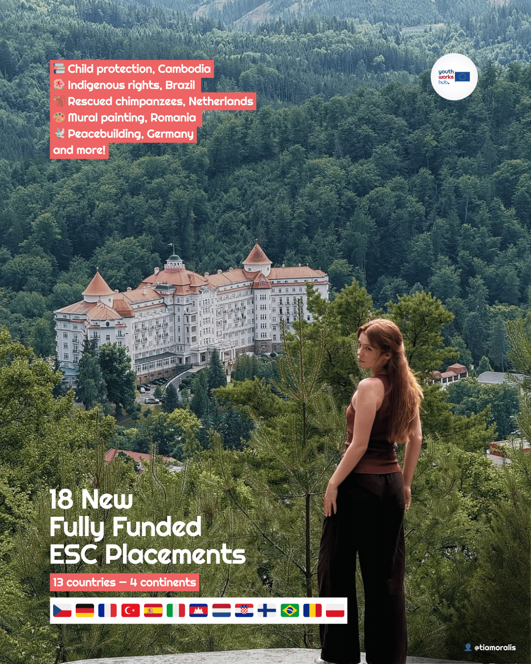 🌱 The EU Pays for Cambodia. The EU Pays for Brazil. 18 ESC Placements Open Now.