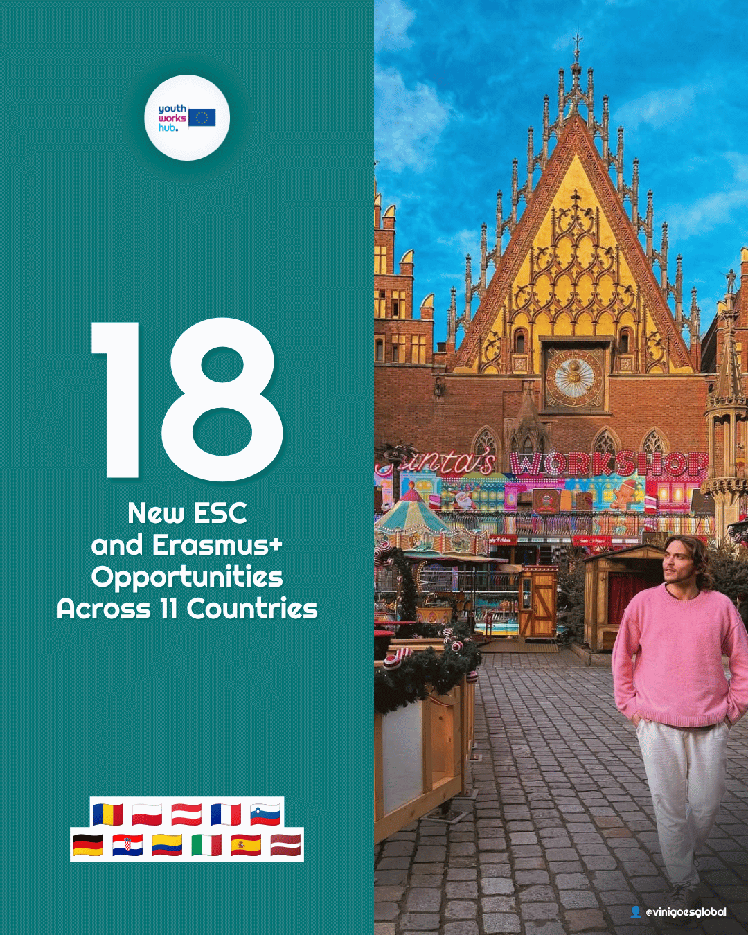 🌍 18 New ESC & Erasmus+ Opportunities Across 11 Countries — Two MPDL Colombia Peacebuilding Roles, Conne Island Self-Managed Youth Culture, FLINTA Sound Engineering & Wolno Mi Democratic School