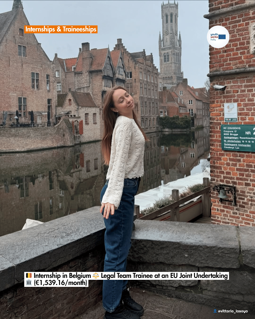 🇧🇪 Internship in Belgium ⚖️ Legal Team Trainee at an EU Joint Undertaking 🏛️ (€1,539.16/month)