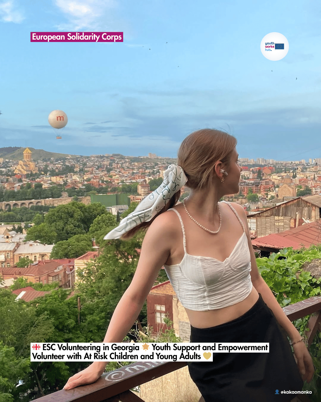 🇬🇪 ESC Volunteering in Georgia 🌟 Youth Support and Empowerment Volunteer with At Risk Children and Young Adults 💛