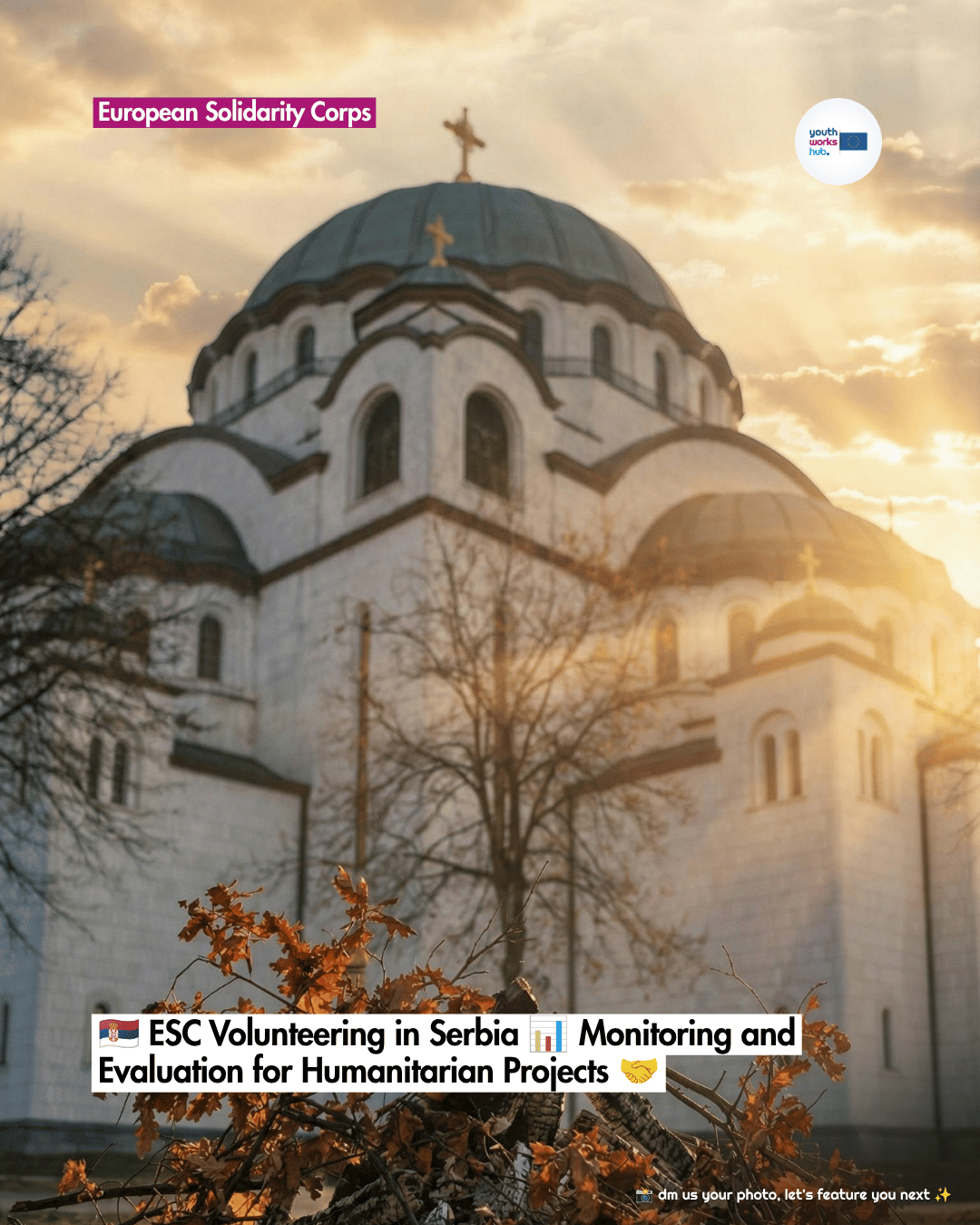 🇷🇸 ESC Volunteering in Serbia 📊 Monitoring and Evaluation for Humanitarian Projects 🤝