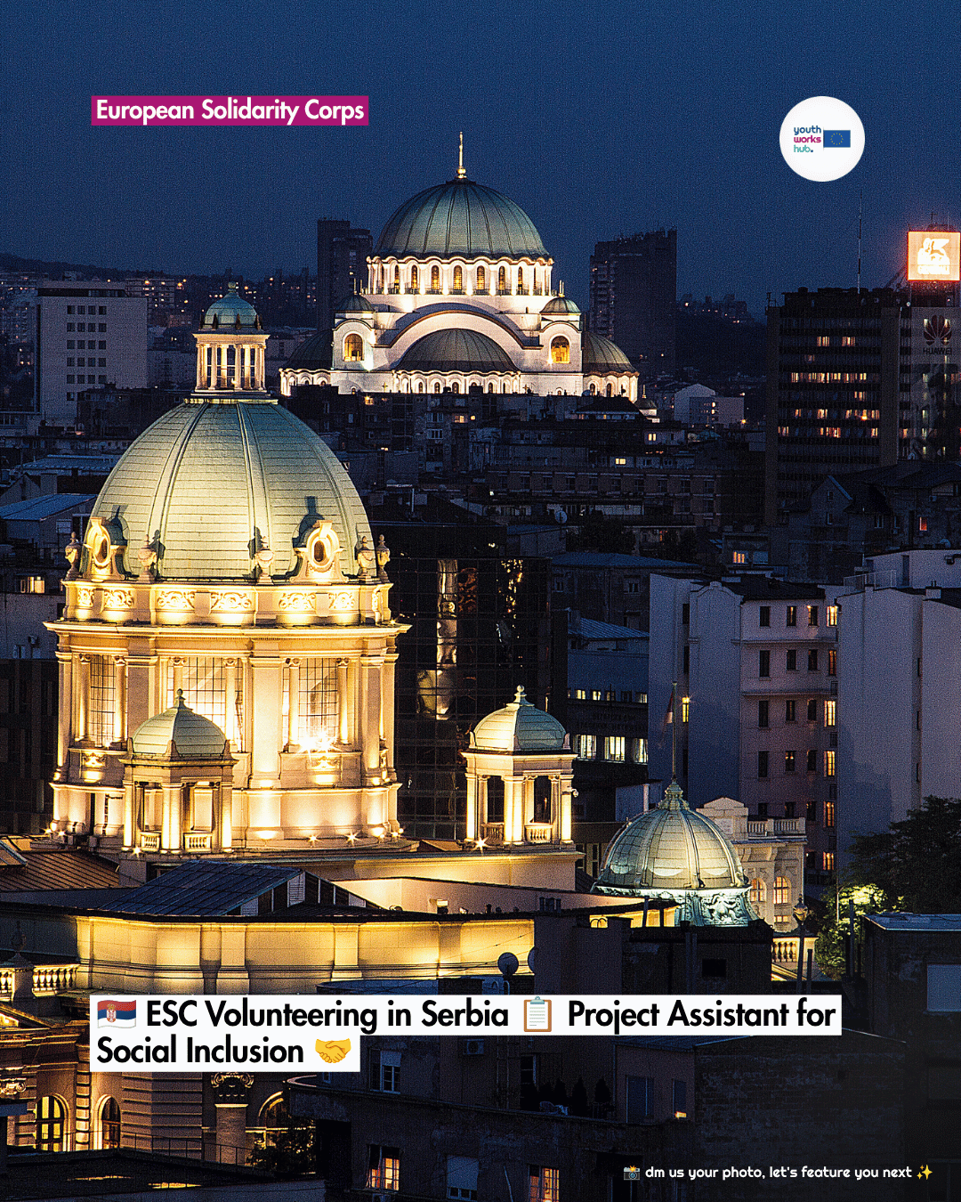 🇷🇸 ESC Volunteering in Serbia 📋 Project Assistant for Social Inclusion 🤝