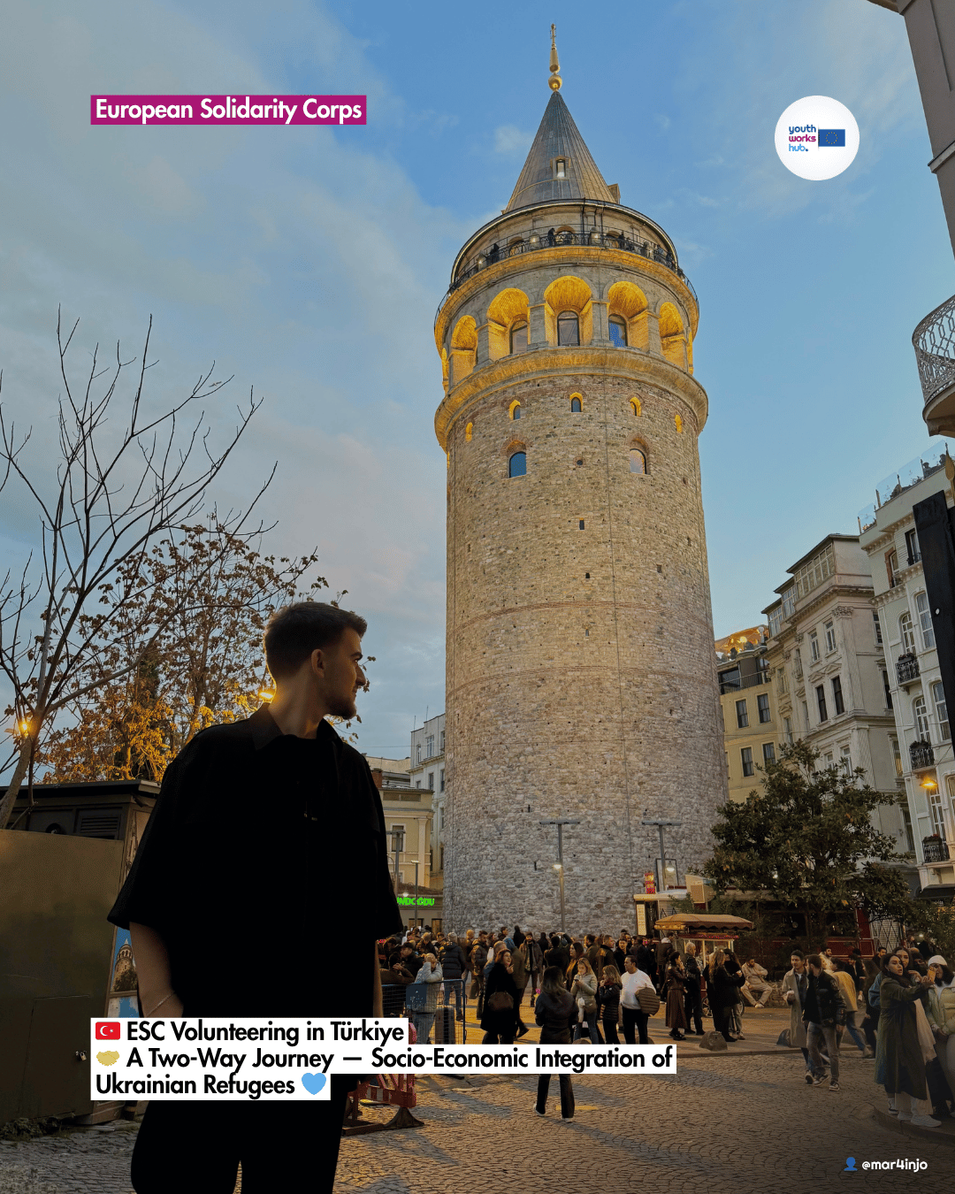 🇹🇷 ESC Volunteering in Türkiye 🤝 A Two-Way Journey — Socio-Economic Integration of Ukrainian Refugees 💙