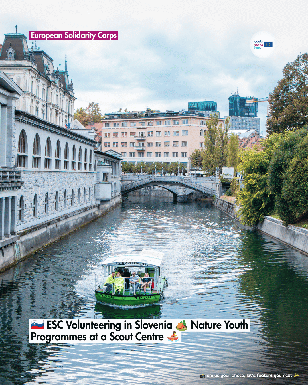 🇸🇮 ESC Volunteering in Slovenia 🏕️ Nature Youth Programmes at a Scout Centre 🚣