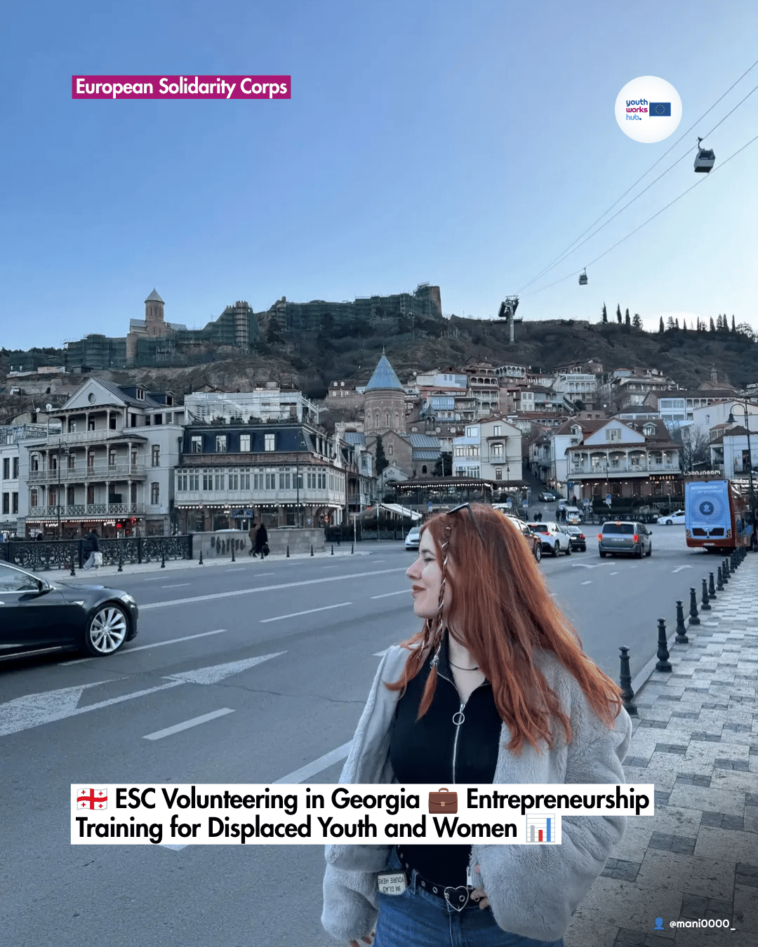 🇬🇪 ESC Volunteering in Georgia 💼 Entrepreneurship Training for Displaced Youth and Women 📊
