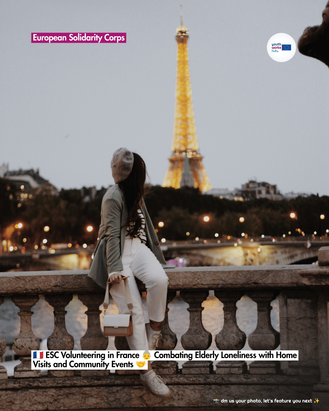 🇫🇷 ESC Volunteering in France 👵 Combating Elderly Loneliness with Home Visits and Community Events 🤝