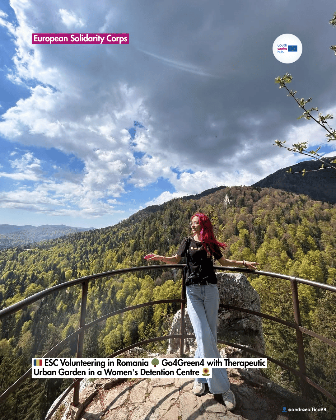 🇷🇴 ESC Volunteering in Romania 🌳 Go4Green4 with Therapeutic Urban Garden in a Women's Detention Centre 🌻