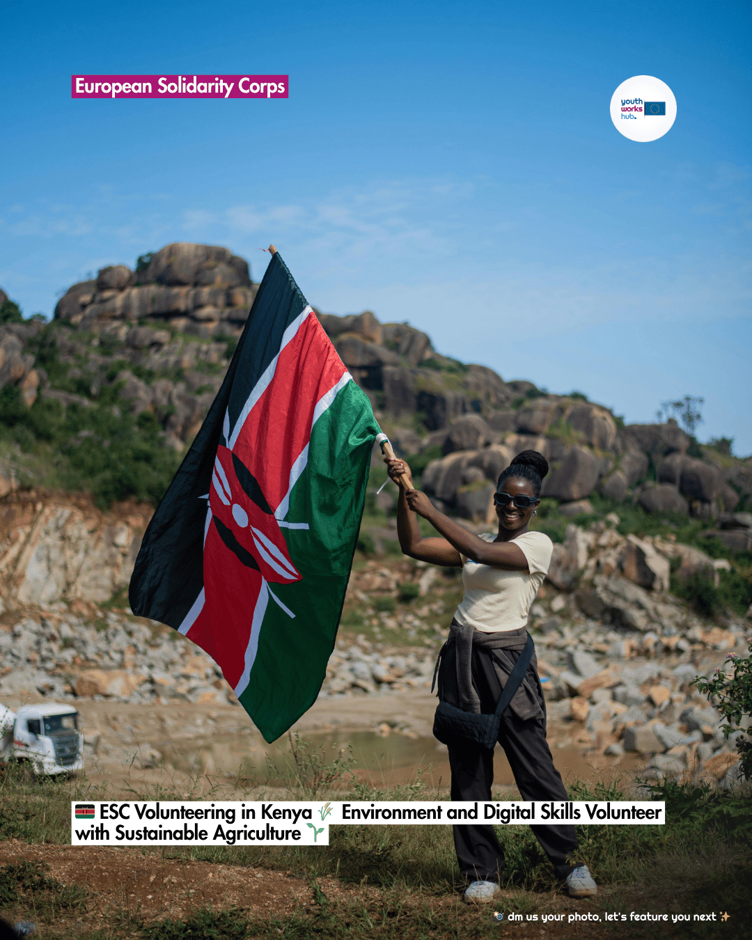 🇰🇪 ESC Volunteering in Kenya 🌾 Environment and Digital Skills Volunteer with Sustainable Agriculture 🌱