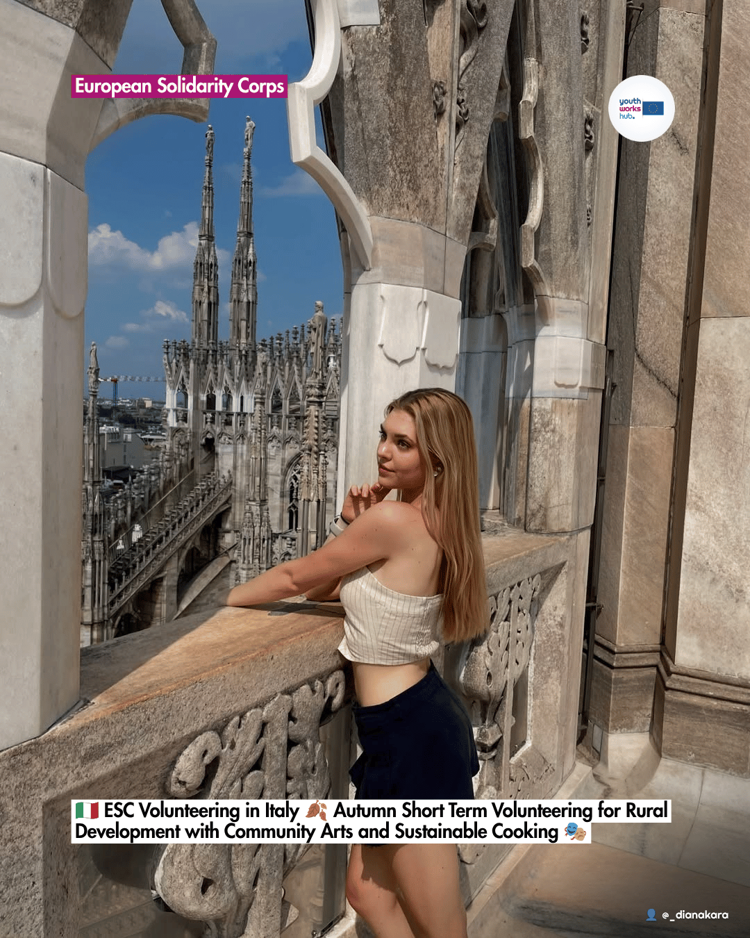 🇮🇹 ESC Volunteering in Italy 🍂 Autumn Short Term Volunteering for Rural Development with Community Arts and Sustainable Cooking 🎭