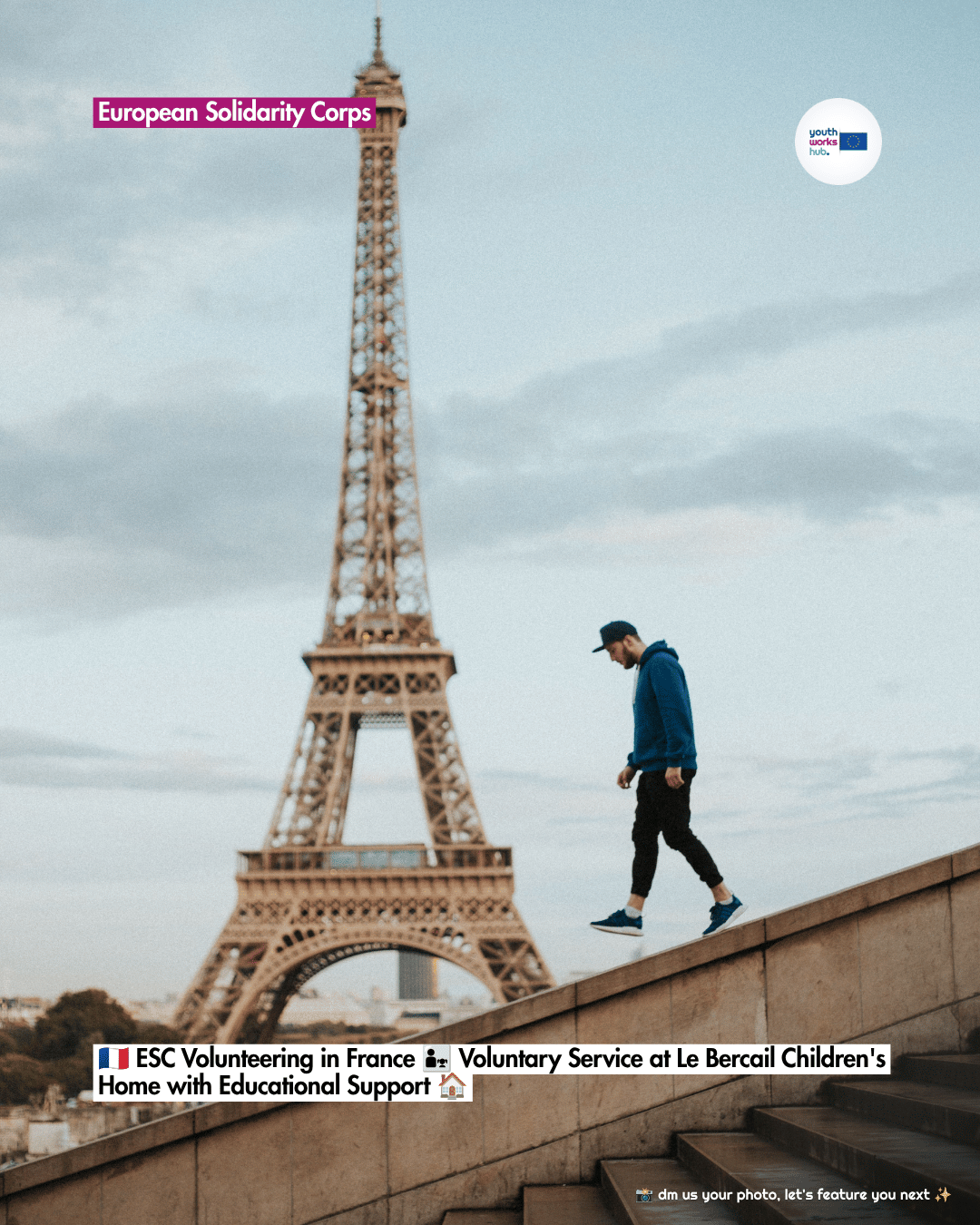 🇫🇷 ESC Volunteering in France 👨‍👧 Voluntary Service at Le Bercail Children's Home with Educational Support 🏠