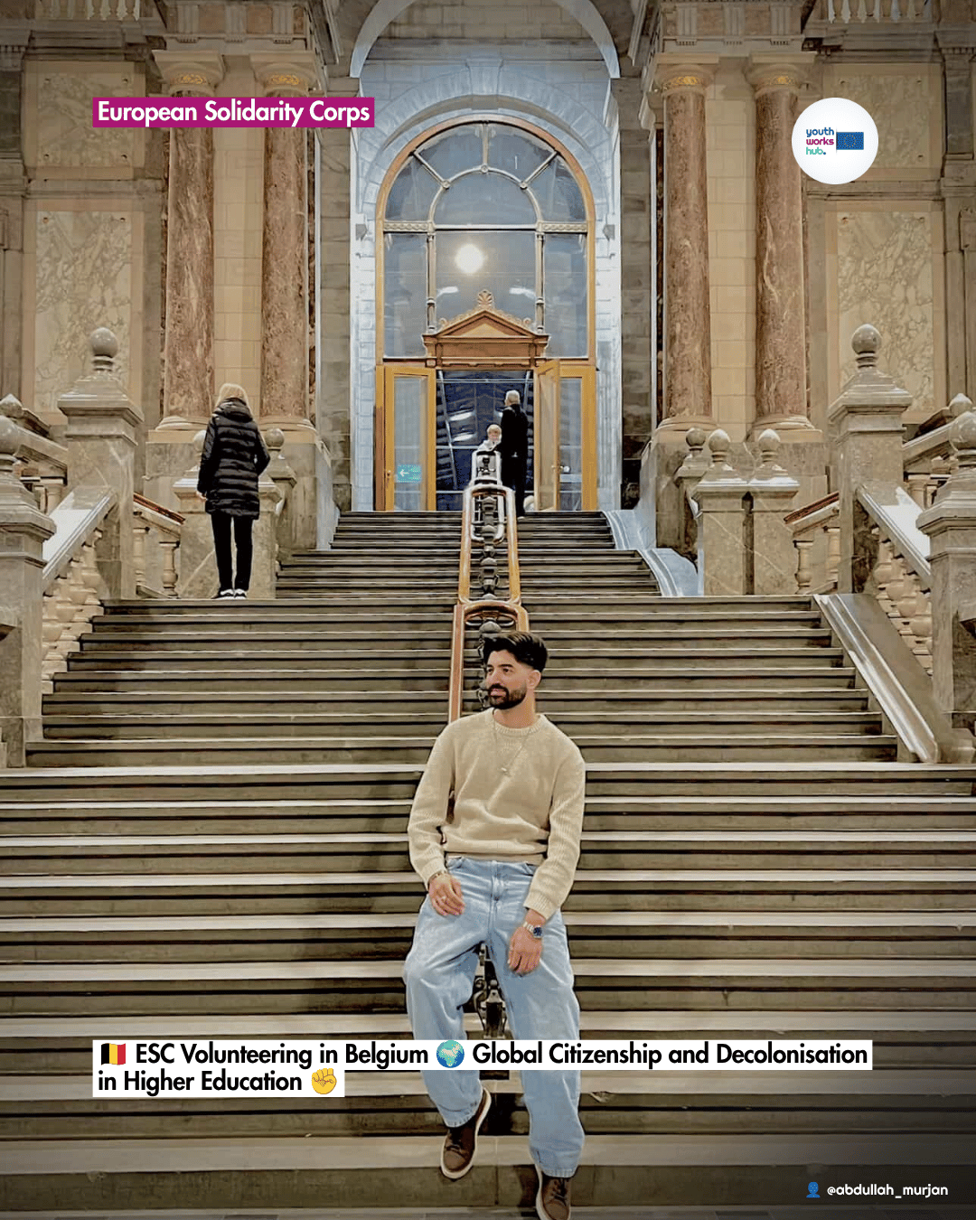 🇧🇪 ESC Volunteering in Belgium 🌍 Global Citizenship and Decolonisation in Higher Education ✊