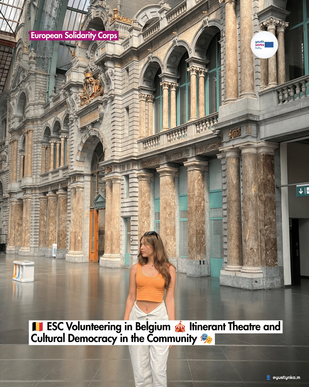 🇧🇪 ESC Volunteering in Belgium 🎪 Itinerant Theatre and Cultural Democracy in the Community 🎭