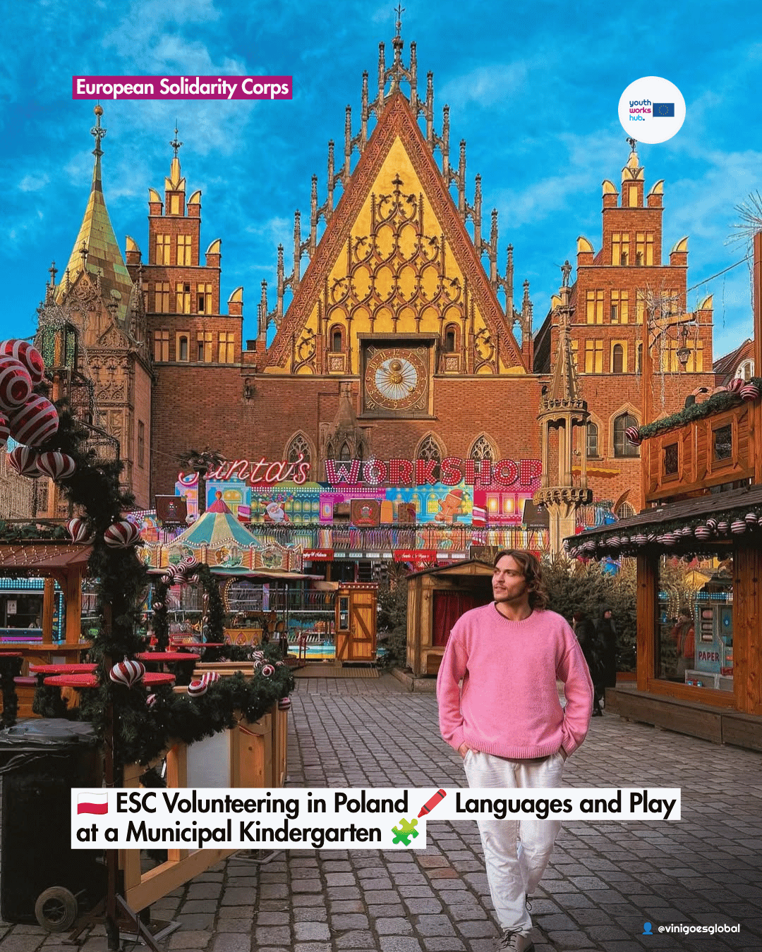 🇵🇱 ESC Volunteering in Poland 🖍️ Languages and Play at a Municipal Kindergarten 🧩