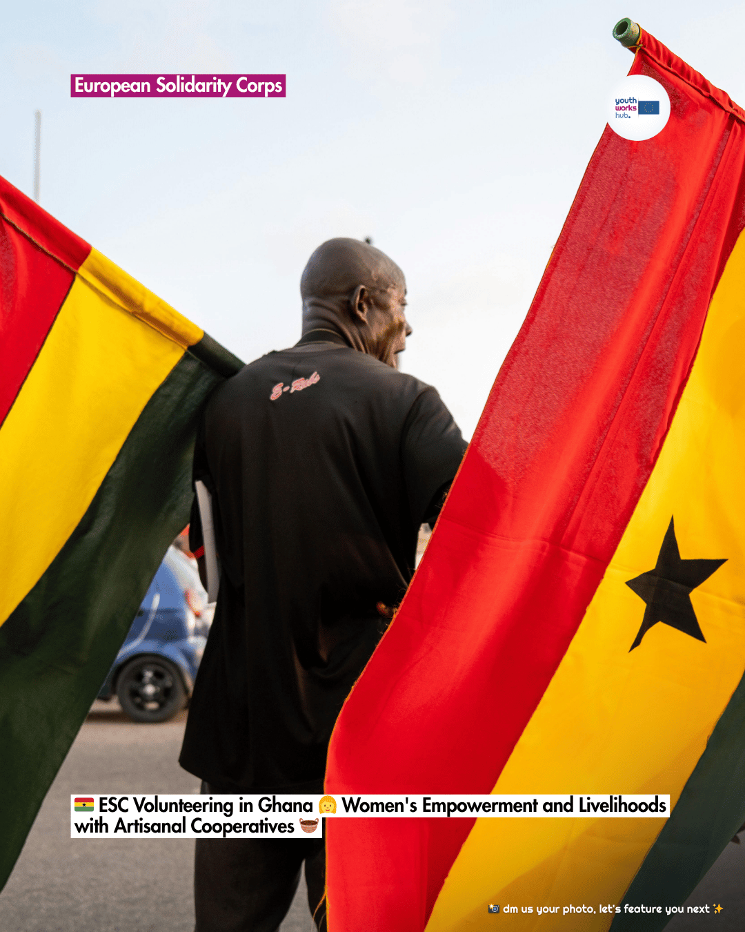 🇬🇭 ESC Volunteering in Ghana 👩 Women's Empowerment and Livelihoods with Artisanal Cooperatives 🧺