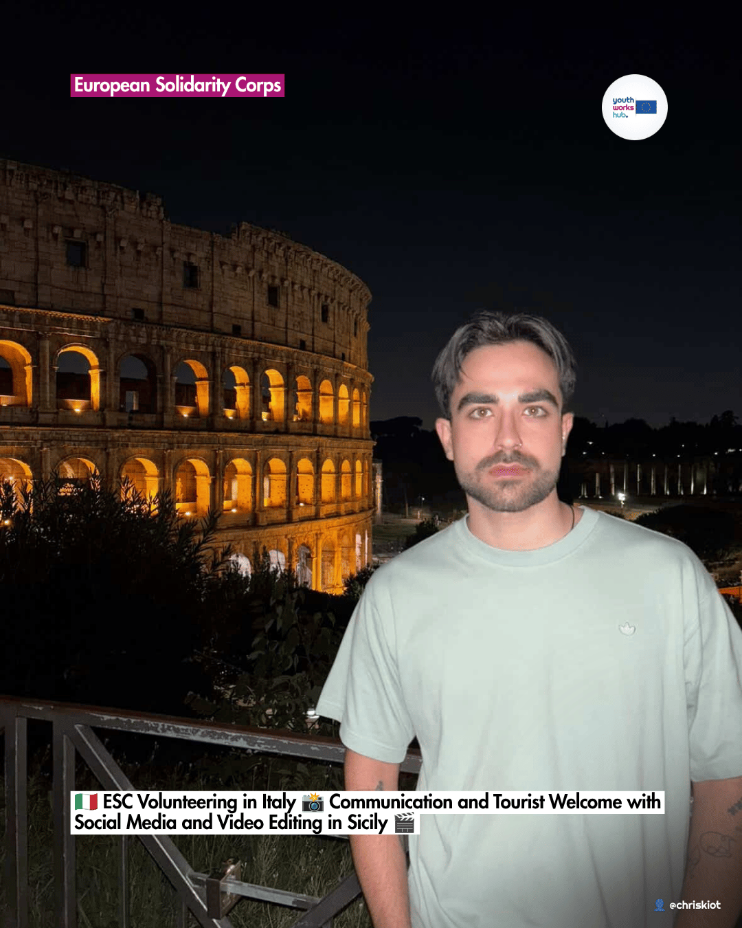 🇮🇹 ESC Volunteering in Italy 📸 Communication and Tourist Welcome with Social Media and Video Editing in Sicily 🎬