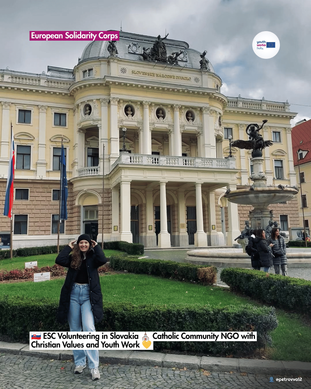 🇸🇰 ESC Volunteering in Slovakia ⛪ Catholic Community NGO with Christian Values and Youth Work 💛