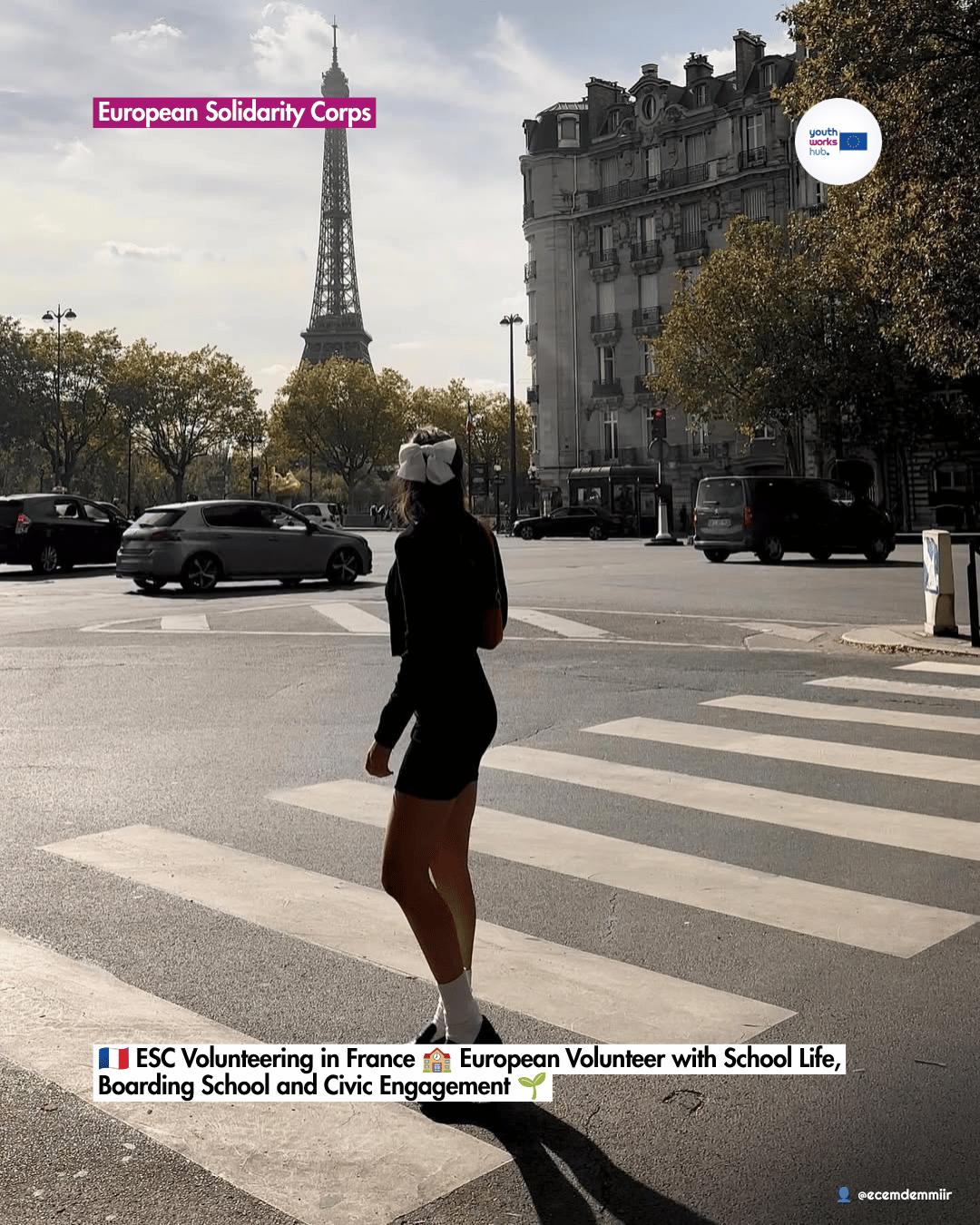 🇫🇷 ESC Volunteering in France 🏫 European Volunteer with School Life, Boarding School and Civic Engagement 🌱