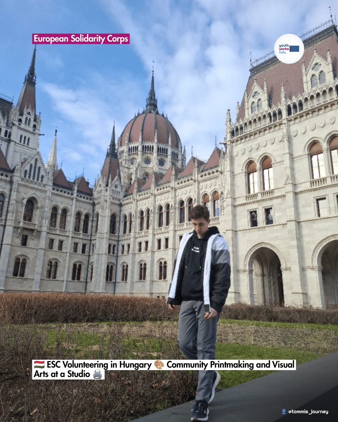 🇭🇺 ESC Volunteering in Hungary 🎨 Community Printmaking and Visual Arts at a Studio 🖨️
