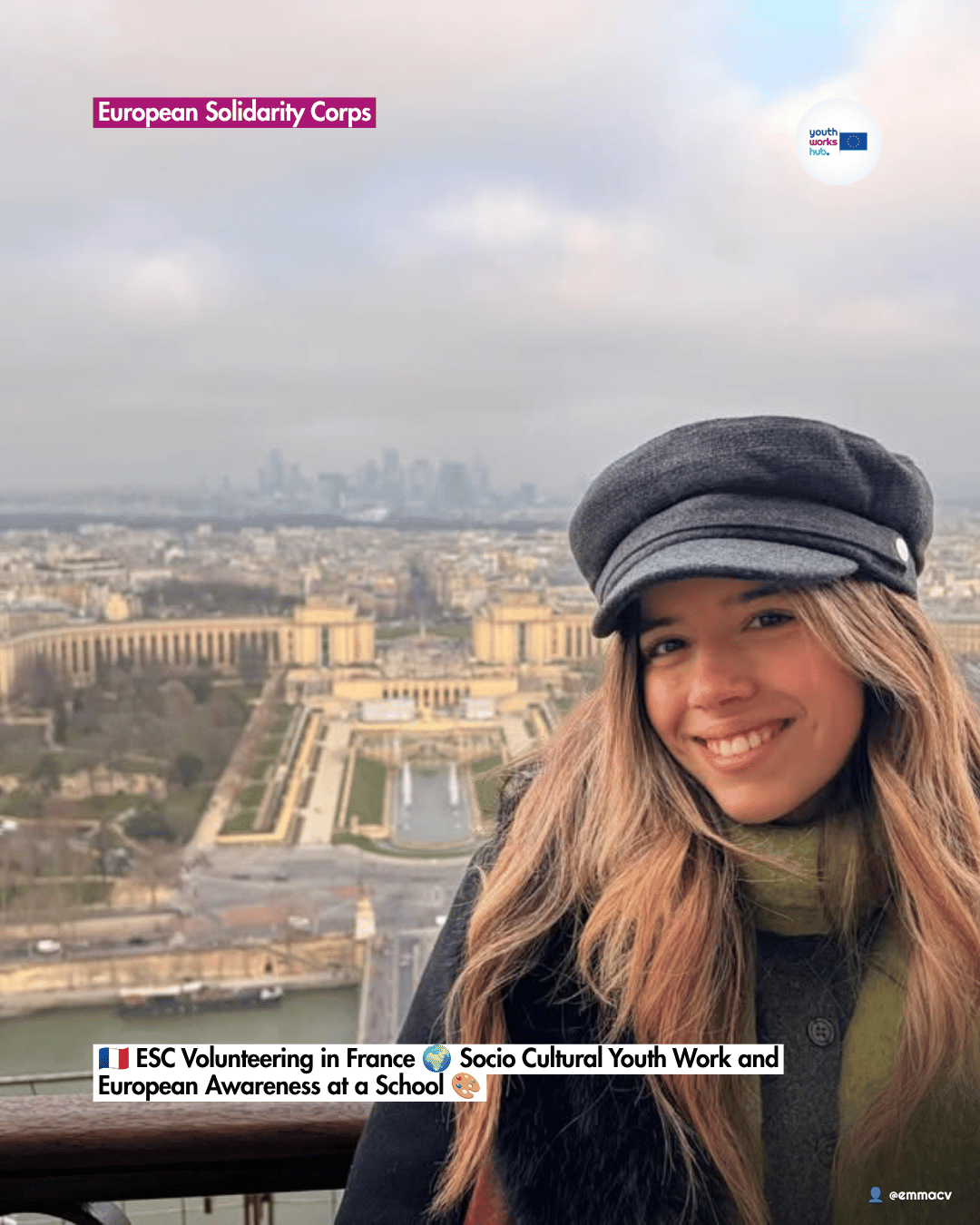 🇫🇷 ESC Volunteering in France 🌍 Socio Cultural Youth Work and European Awareness at a School 🎨