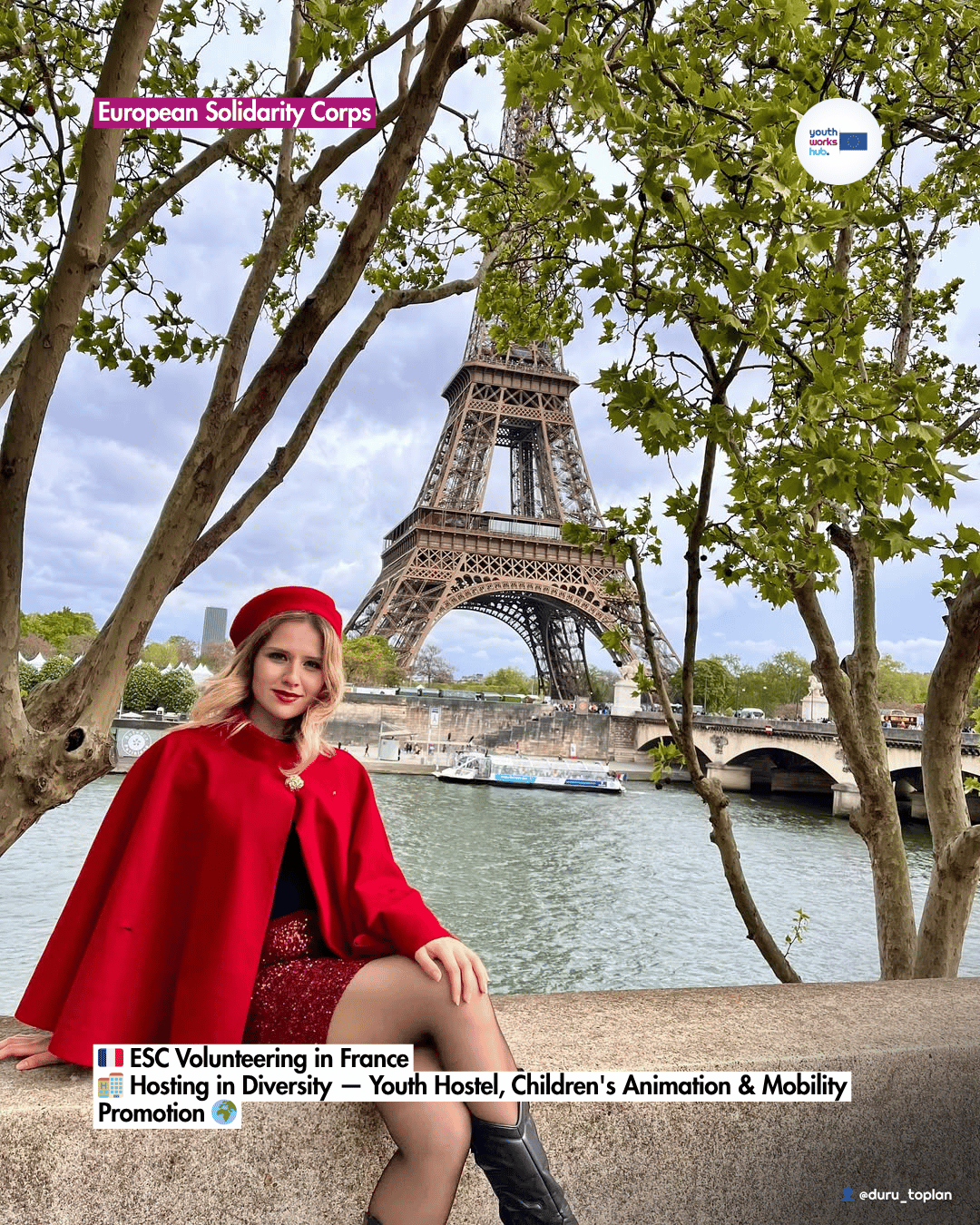 🇫🇷 ESC Volunteering in France 🏨 Hosting in Diversity — Youth Hostel, Children's Animation & Mobility Promotion 🌍