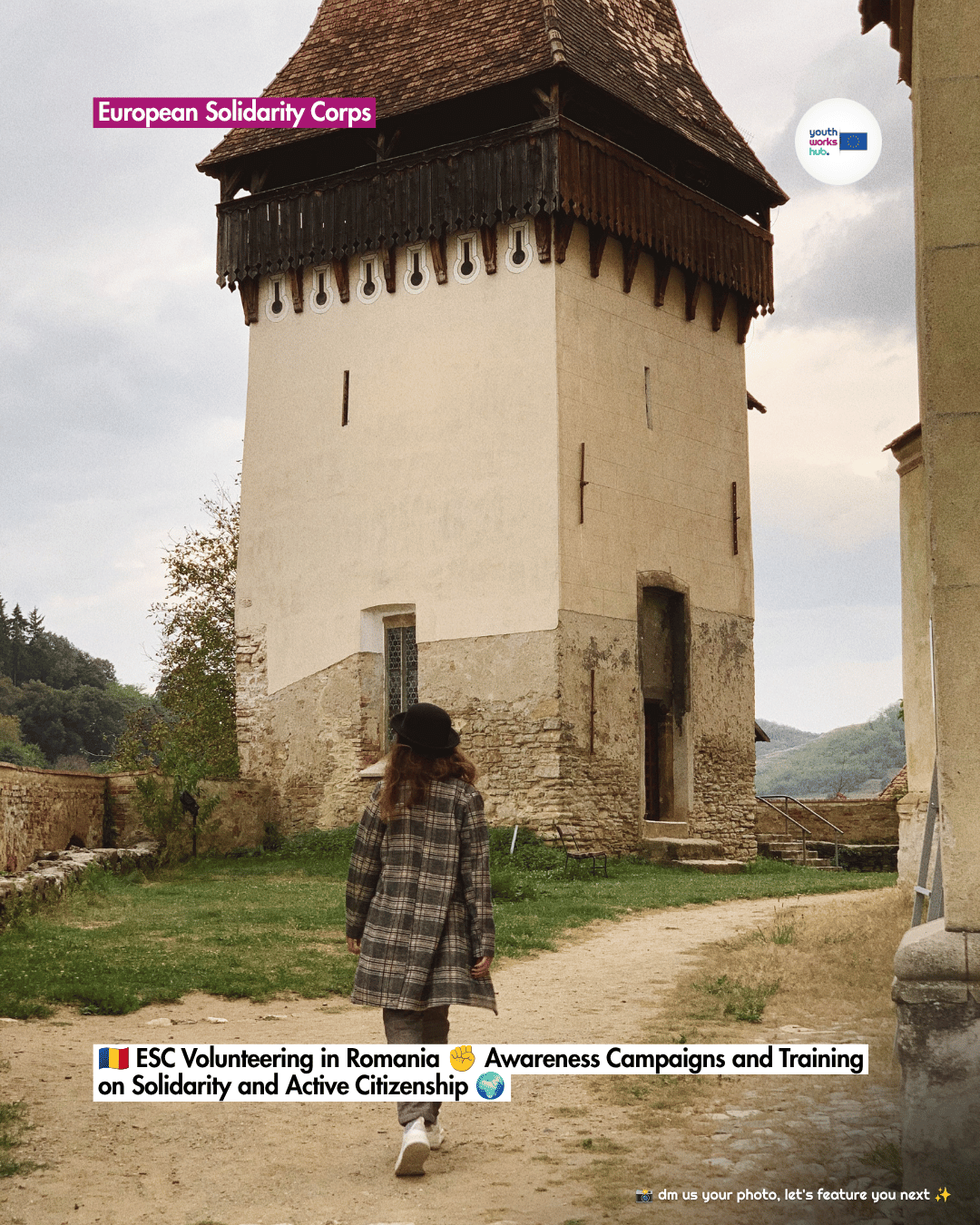 🇷🇴 ESC Volunteering in Romania ✊ Awareness Campaigns and Training on Solidarity and Active Citizenship 🌍