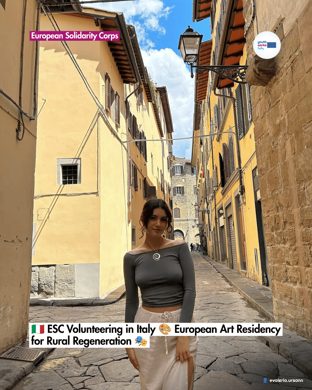 🇮🇹 ESC Volunteering in Italy 🎨 European Art Residency for Rural Regeneration 🎭
