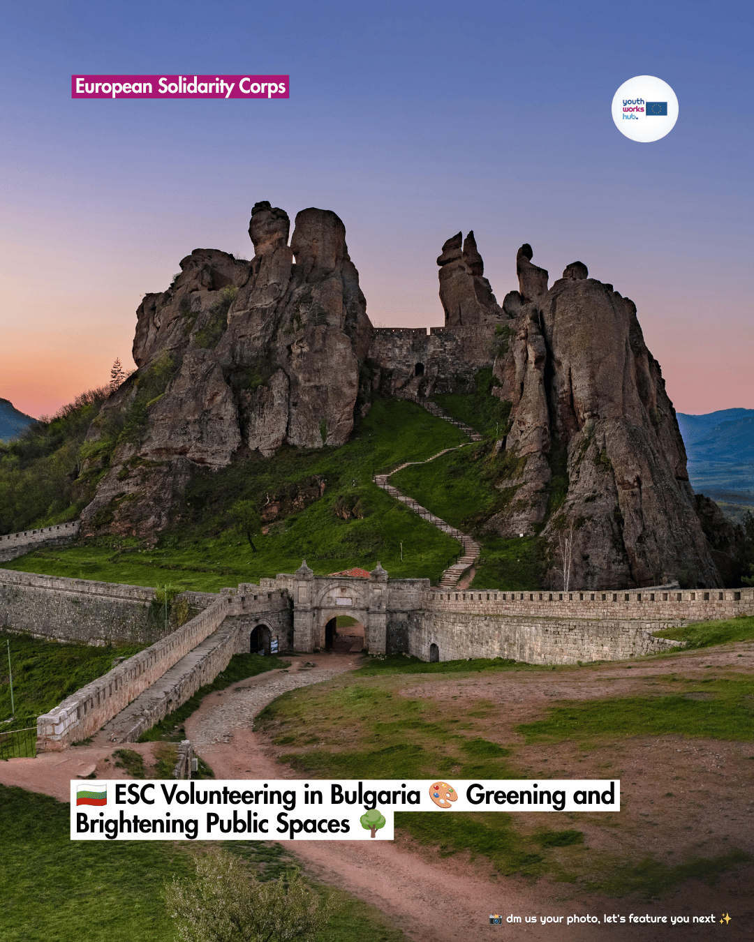🇧🇬 ESC Volunteering in Bulgaria 🎨 Greening and Brightening Public Spaces 🌳