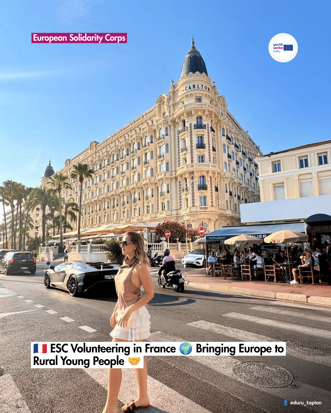 🇫🇷 ESC Volunteering in France 🌍 Bringing Europe to Rural Young People 🤝