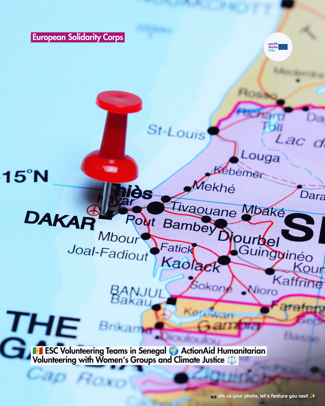 🇸🇳 ESC Volunteering Teams in Senegal 🌍 ActionAid Humanitarian Volunteering with Women's Groups and Climate Justice ⚖️